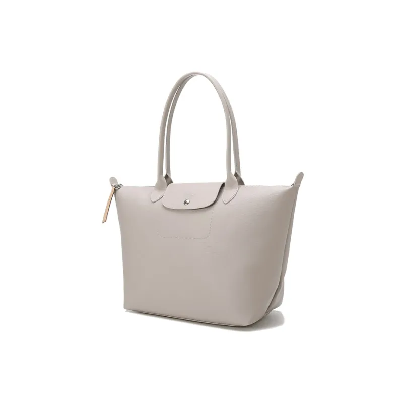 LONGCHAMP Le Pliage City Shoulder Bags Sandy Tea Gray-1