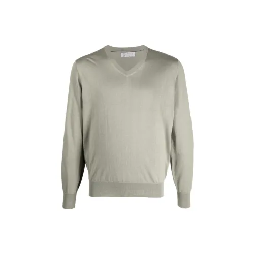 Brunello Cucinelli Sweaters Men Green