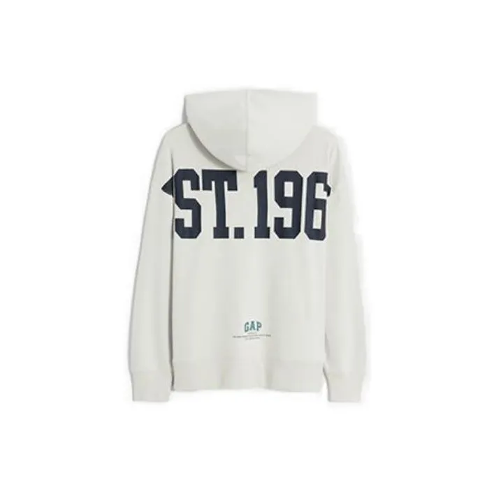 GAP Sweatshirt Unisex Gray White-1