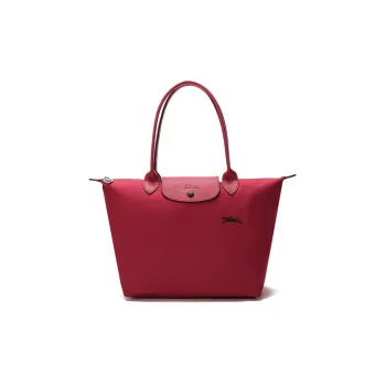 LONGCHAMP Le Pliage Club Fabric Shopping Bag Dumpling Bag Shoulder Bags Women's Red