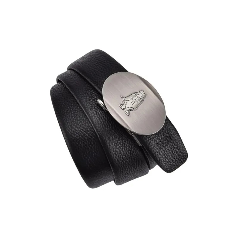 Hush Puppies Leather Belts Men Black-2