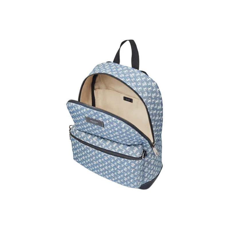 Jimmy Choo Denim Backpack Men's Blue-2