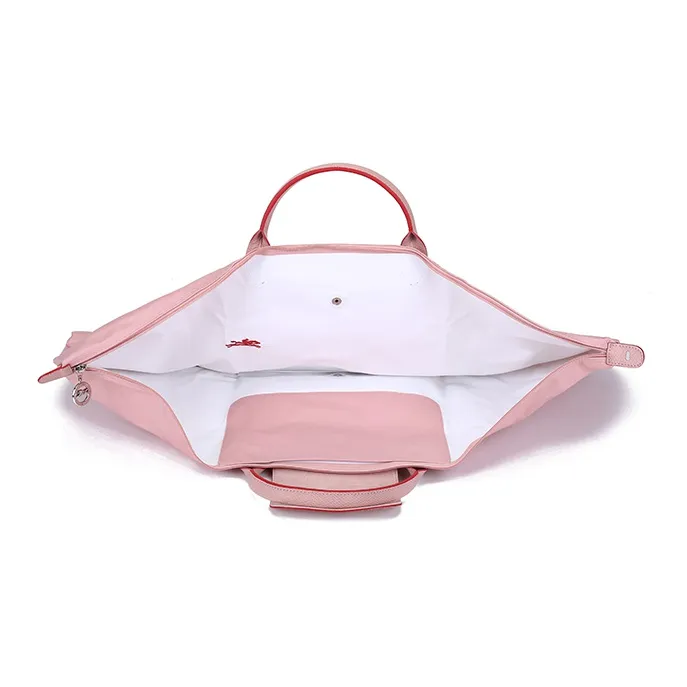 LONGCHAMP Le Pliage Club Canvas Dumpling Bag Portable Travel Bag 55L Women's Rose-5