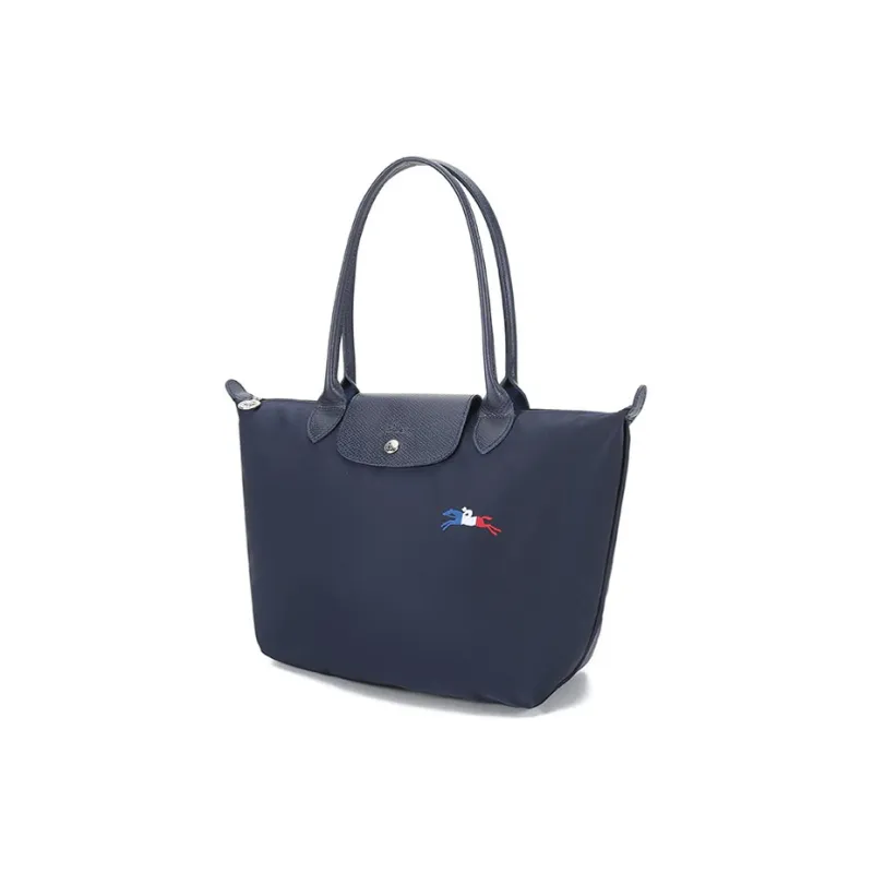 LONGCHAMP Le Pliage Nylon Fabric One Shoulder Handbags Small Size Women's Blue-1