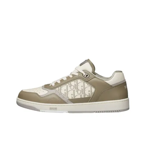 DIOR B27 Low-Top Khaki Cream Calfskin