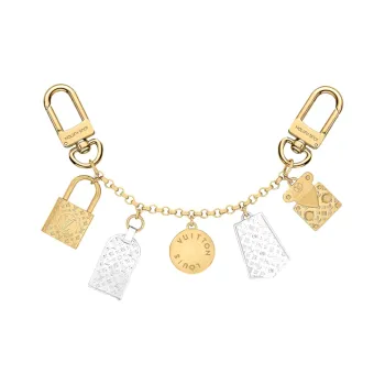 LOUIS VUITTON Chaine Nanogram Icons Bag Charm And Chain
