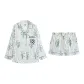 Lily of The Valley Long-Sleeved Shorts Clothing Sets