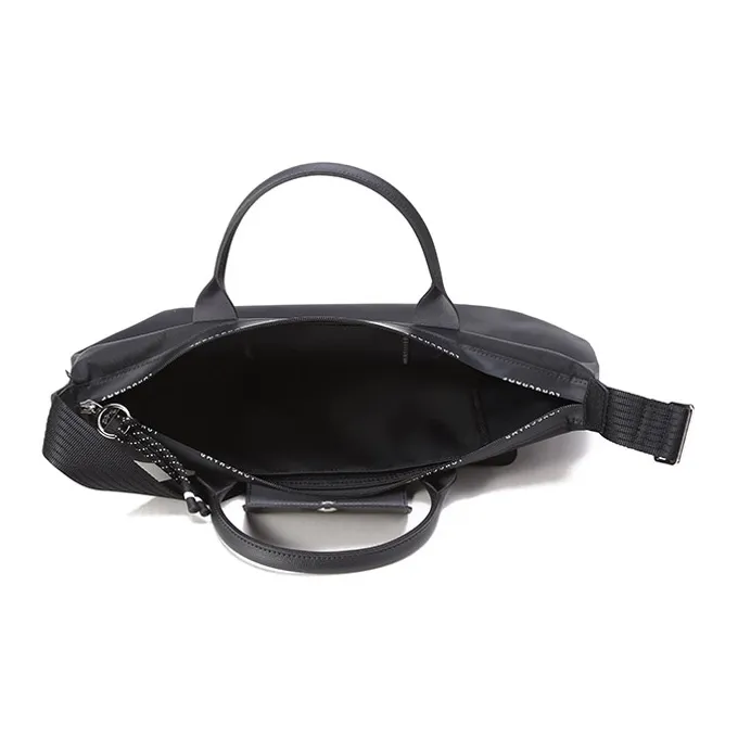 LONGCHAMP Le Pliage Energy Nylon/Canvas Dumpling Bag, Crossbody Handbag Medium Size Women's Black-5