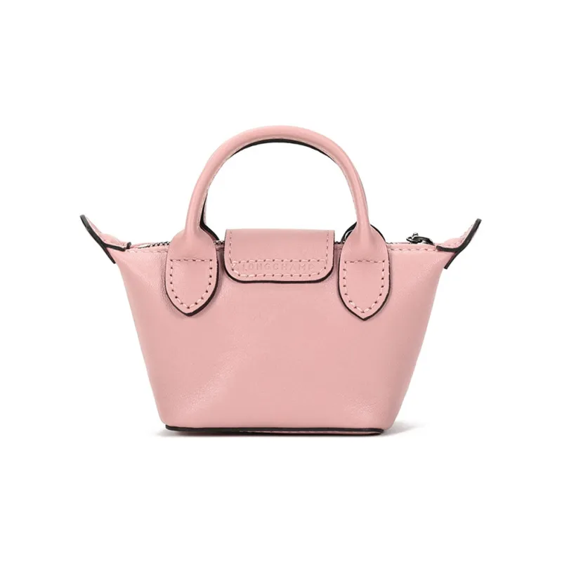 LONGCHAMP Sheepskin Handbag Mini Women's Antique Pink-2