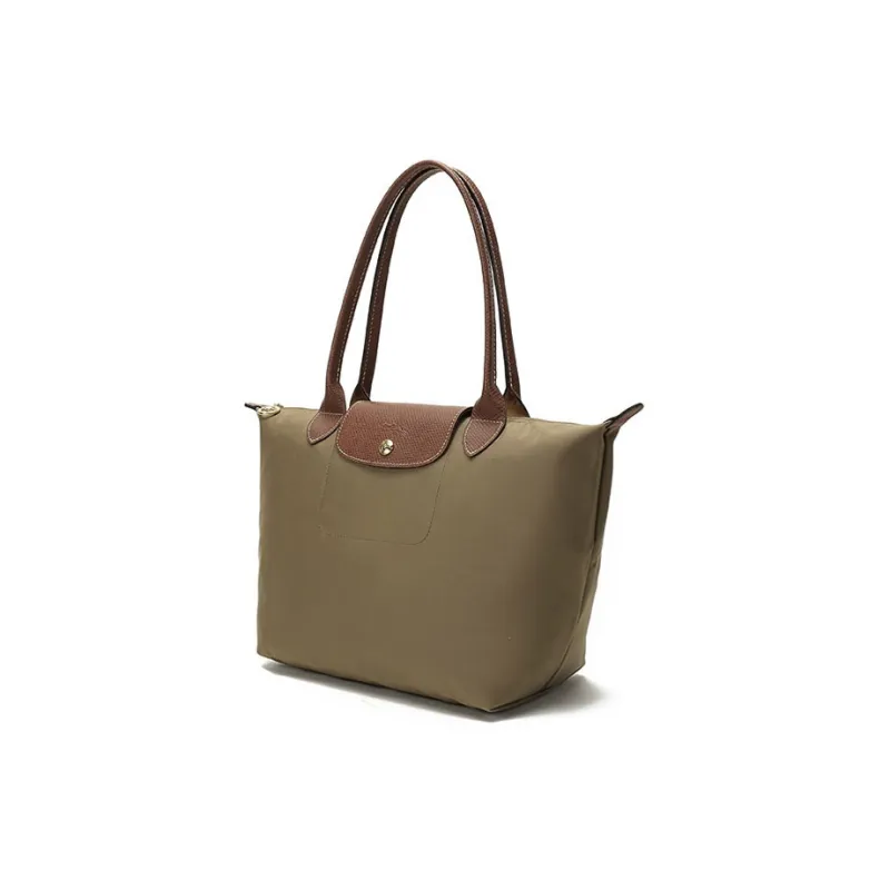 LONGCHAMP Le Pliage Shoulder Bags Sand Earth Tone-1