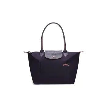 LONGCHAMP Nylon Shopping Bag, Dumpling Bag, Handbag, Shoulder Bag Trumpets Women's Berry Purple