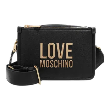 LOVE MOSCHINO Artificial Leather Camera Bag Shoulder Bag Crossbody Bag Mini Women's Black