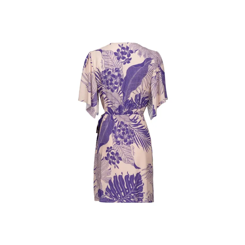 PINKO Short Sleeved Dress Women's Purple-1