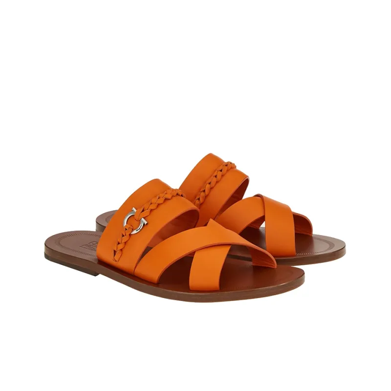 FERRAGAMO Gancini Open Toe Sandals-1