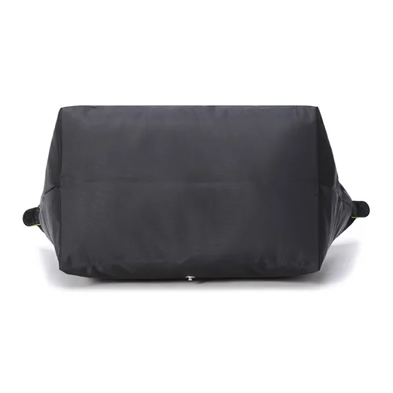 LONGCHAMP Le Pliage Green Recycled Canvas Dumpling Bag Handbag Shoulder Bag Unisex Black-4