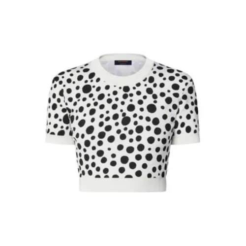 Yayoi Kusama X LOUIS VUITTON T-Shirts Women's Black/White