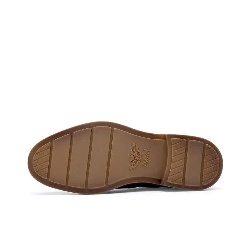 Desai Dress Shoes Men's Green Brown-4