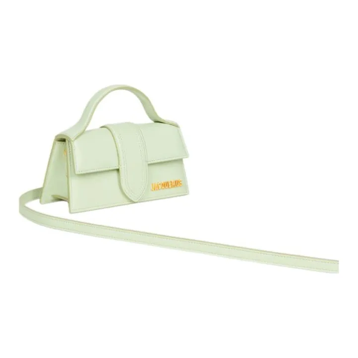 Jacquemus Le Bambino Cow Leather Shoulder Bag Crossbody Bag Handbag Small Size Women's Light Green-1