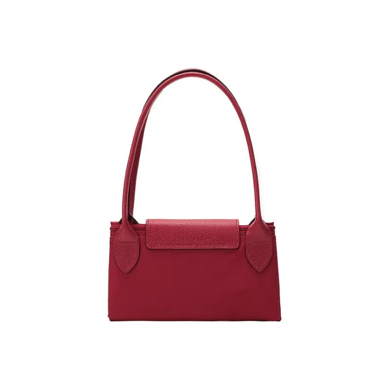 LONGCHAMP Le Pliage Club Fabric Shopping Bag Dumpling Bag Shoulder Bags Women's Red-7