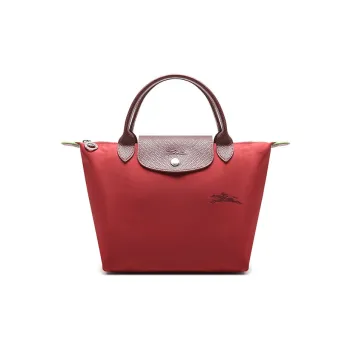 LONGCHAMP Le Pliage Club Fabric Shopping Bag, Dumpling Bag, Handbag, Clutch Trumpets Women's Red