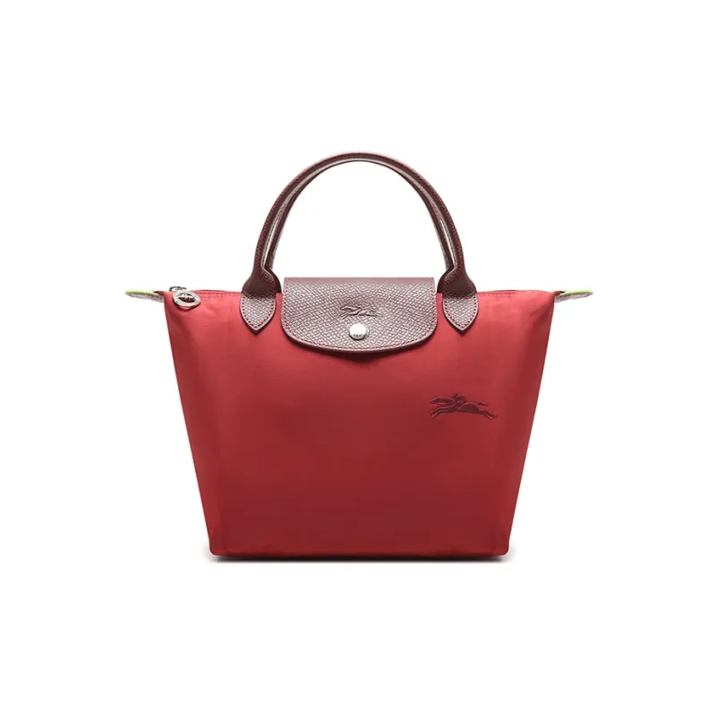 LONGCHAMP Le Pliage Club Fabric Shopping Bag, Dumpling Bag, Handbag, Clutch Trumpets Women's Red-0