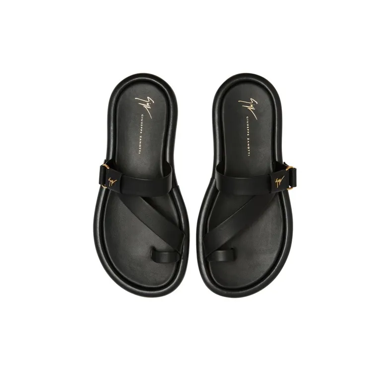 Giuseppe Zanotti Single Toe Leather Slides-4