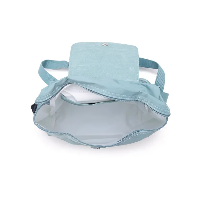 LONGCHAMP Canvas Backpack Regular Women's Lake Blue-5