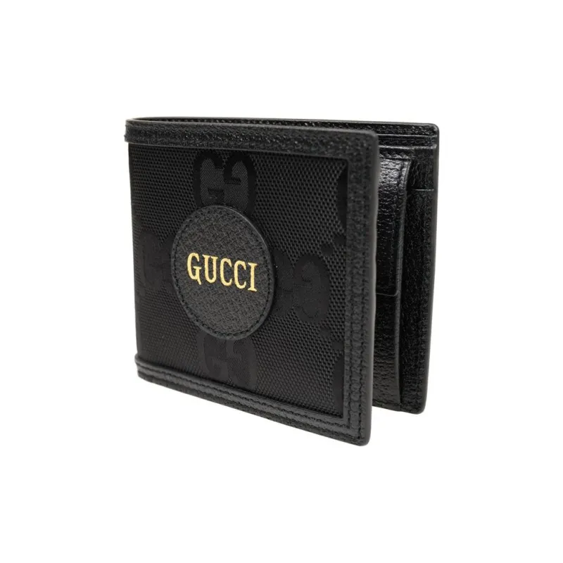 GUCCI Canvas Wallet Regular Men's Black-1