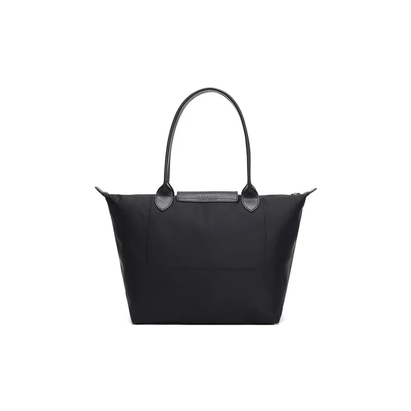LONGCHAMP Le Pliage Néo Fabric Shopping Bag Dumpling Handbag, Shoulder Bag Trumpets Women's Black-3