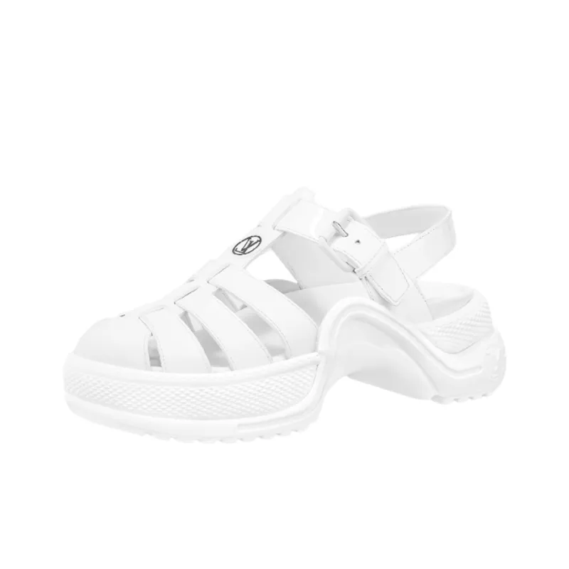 LOUIS VUITTON Archlight Roman Sandals Women's White-0