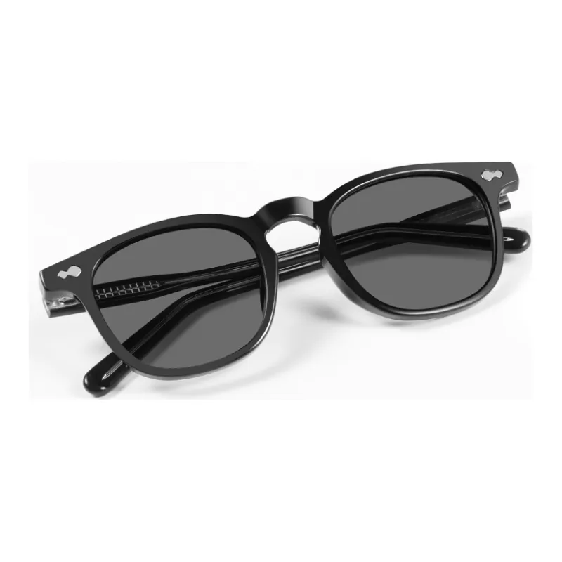 VEGOOS TR/Memory Plastic Square Sunglasses Unisex-1