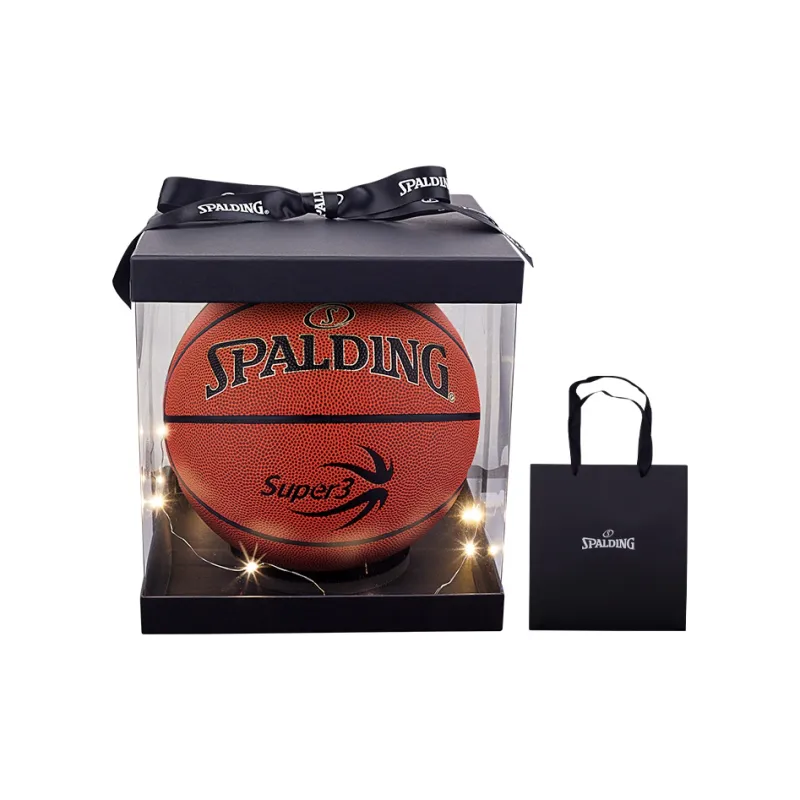 SPALDING SUPER3 Super League Series PU Basketball Brick Size 7 Training Unisex-0