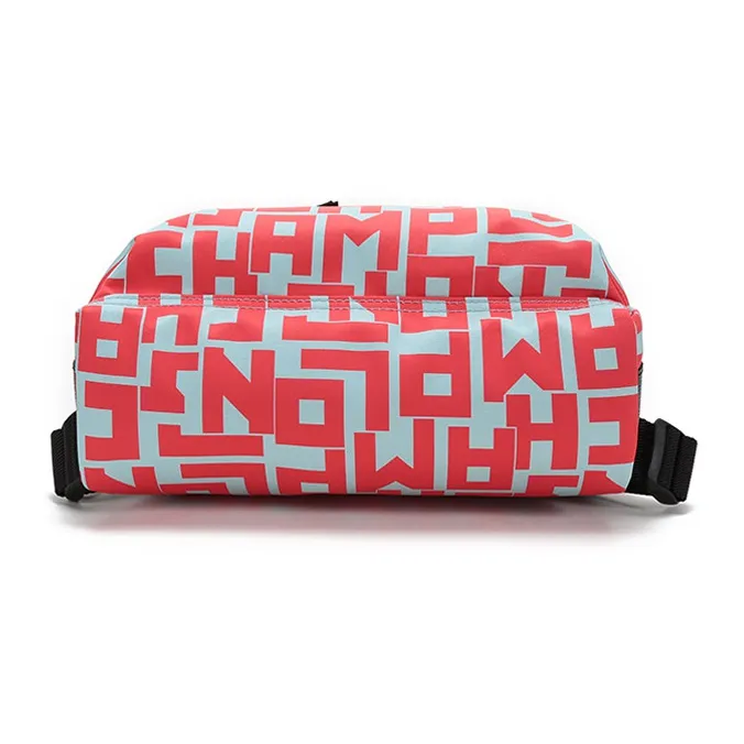 LONGCHAMP Le Pliage Fabric Backpack Small Size Women's Light Blue Red-4