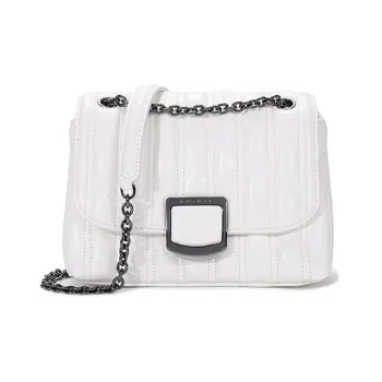 LONGCHAMP Brioche Sheepskin Shoulder Bag Crossbody Bag Small Size Women's Ivory White