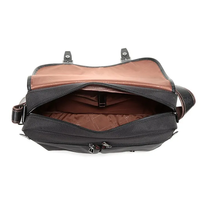 LONGCHAMP Le PliageBoxford Fabric Crossbody Bag, Shoulder Bag Men's Black-5