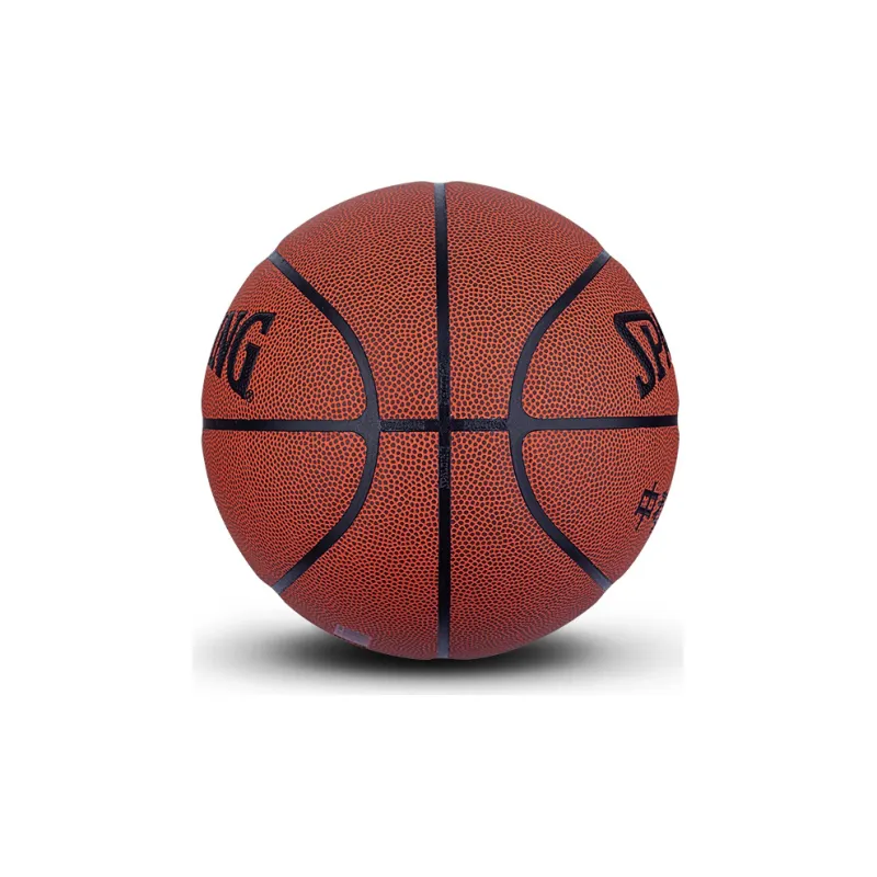 SPALDING Competition Balls PU Basketball Dark Brown Size 7 Training Unisex-3