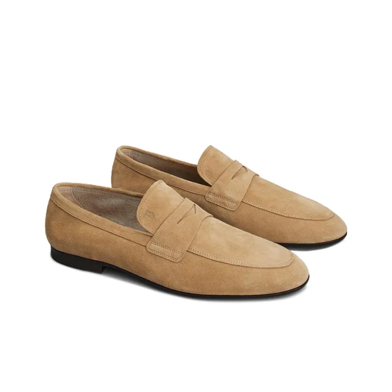 TOD'S Almond Toe Slip On Loafers-1