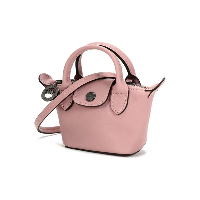 LONGCHAMP Sheepskin Handbag Mini Women's Antique Pink-1