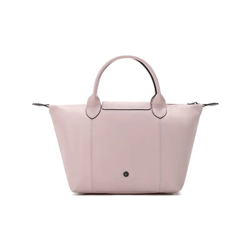 LONGCHAMP Le Pliage Cuir Sheepskin Handbag, Shoulder Bag, Crossbody Bag Trumpets Women's Light Pink-3