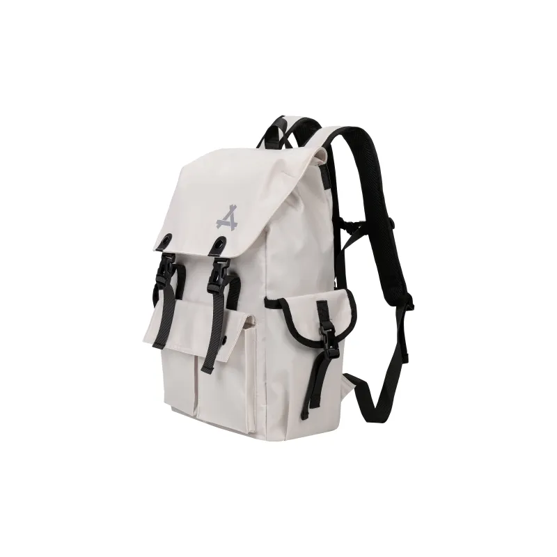 KONADCT Oxford Backpack Large Size Unisex Black Gray-5