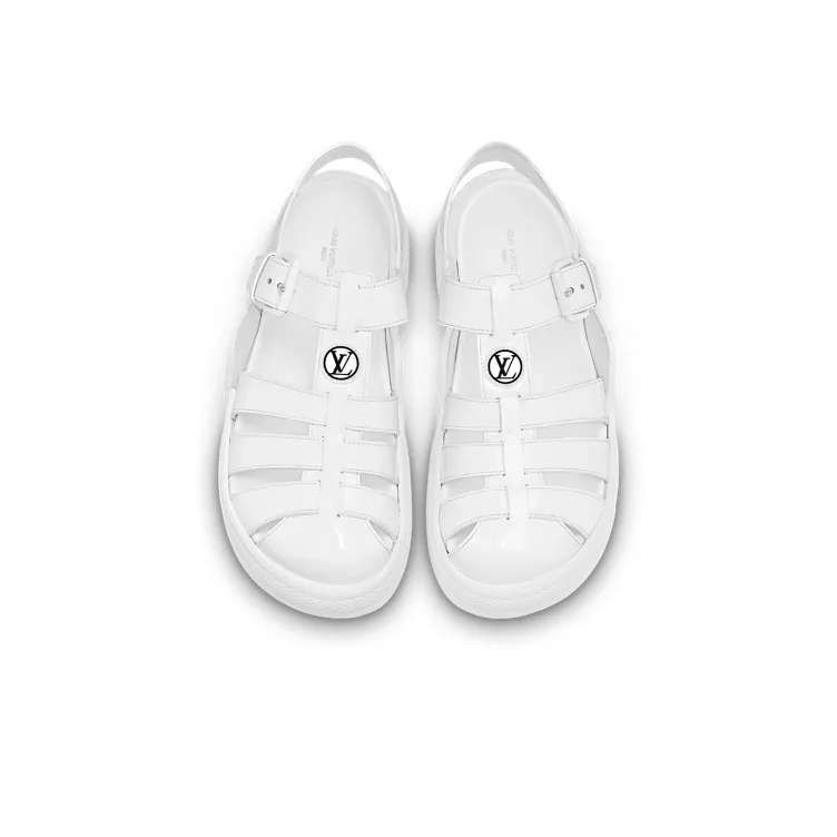 LOUIS VUITTON Archlight Roman Sandals Women's White-4