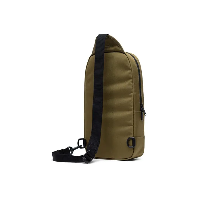 Herschel Polyester Dual Phone Pouch Sling Bag Crossbody Bag Regular Unisex Khaki Green-3