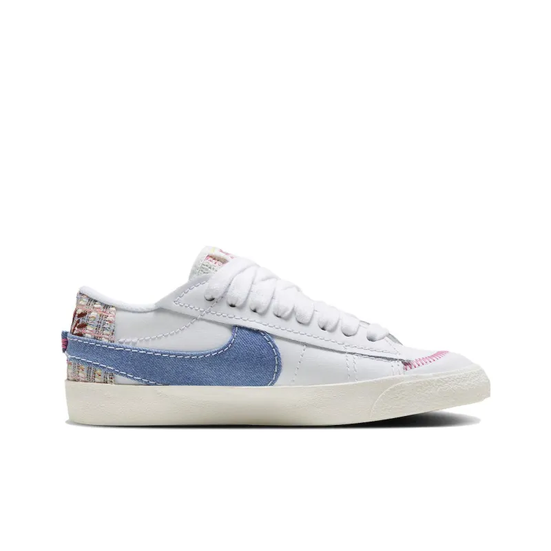 Nike Blazer Low 77 Jumbo Denim Swoosh Boucle Women's-1