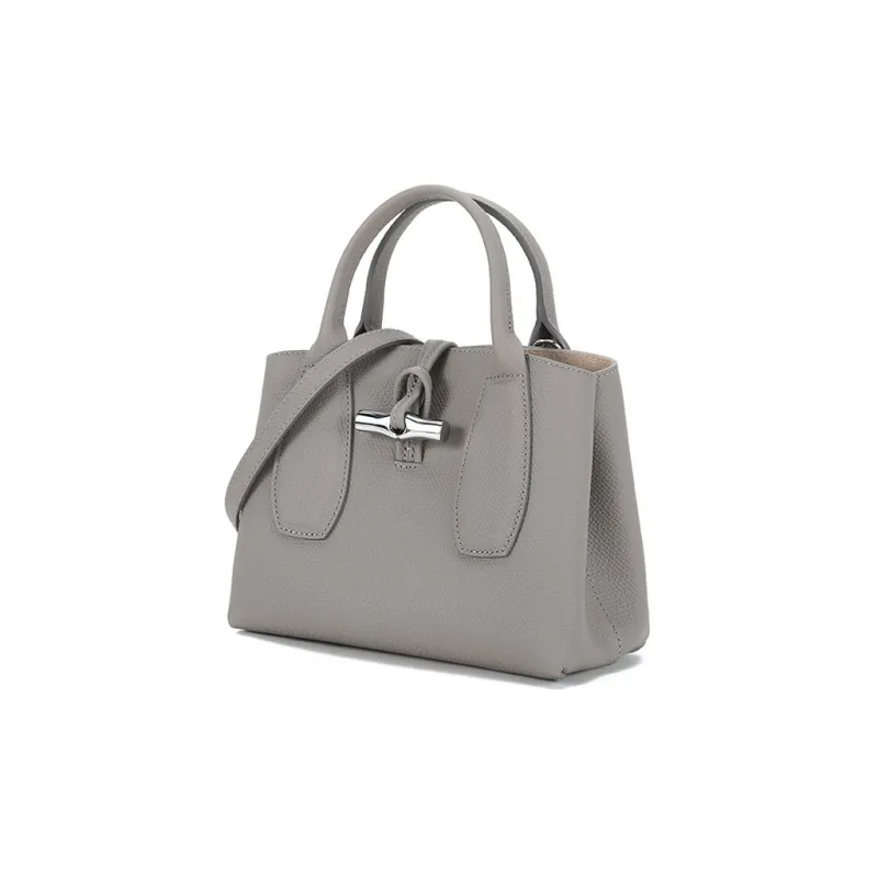 LONGCHAMP Small Roseau Leather Tote Bag-1