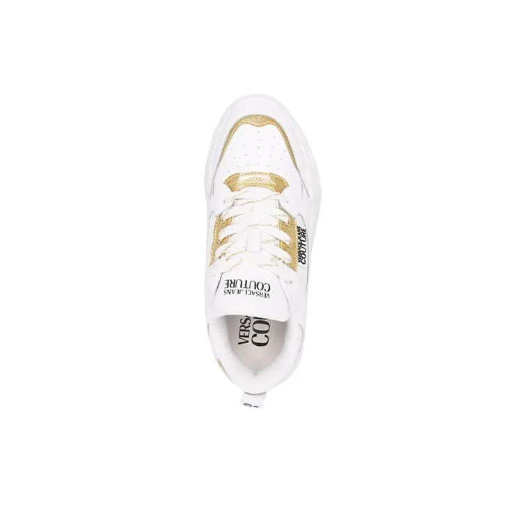 VERSACE JEANS Couture Low Top Sports Casual Shoes Women's White-4