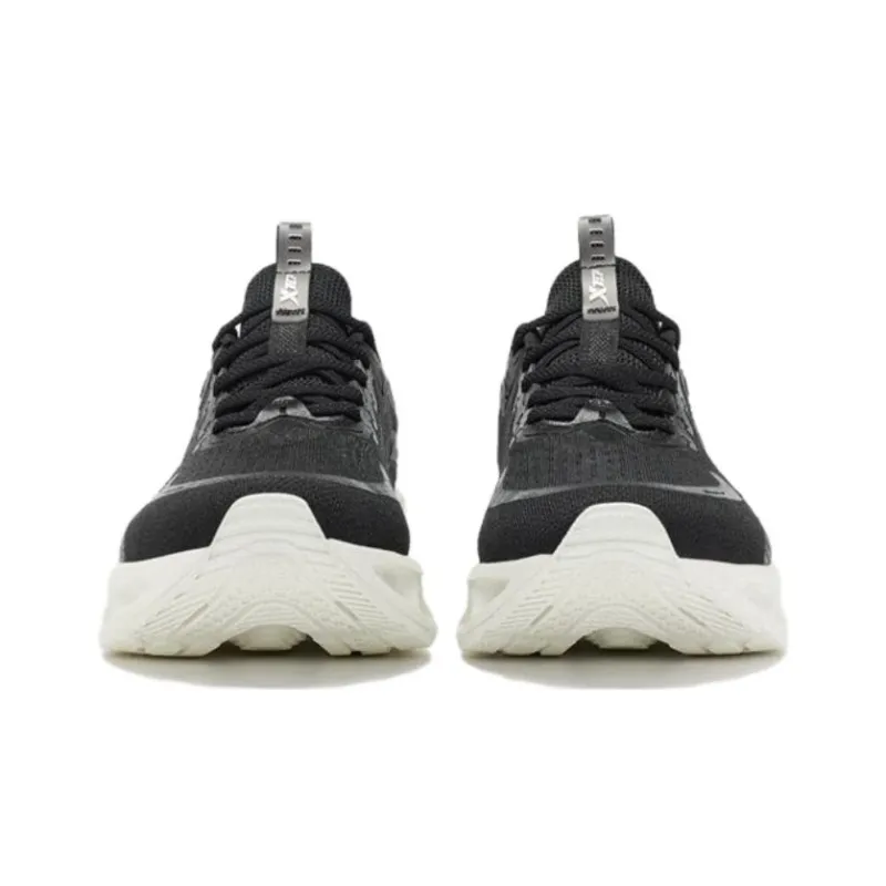XTEP Shock Absorption Spinning 10.0 Anti Slip And Wear Resistant Breathable Low Top Running Shoes Women's Black-4