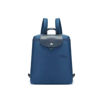 LONGCHAMP Le Pliage Large Cow Leather Backpack Small Size Women's Large Sea Color