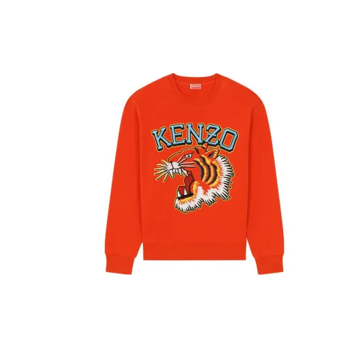 KENZO Sweatshirts Men Orange Red