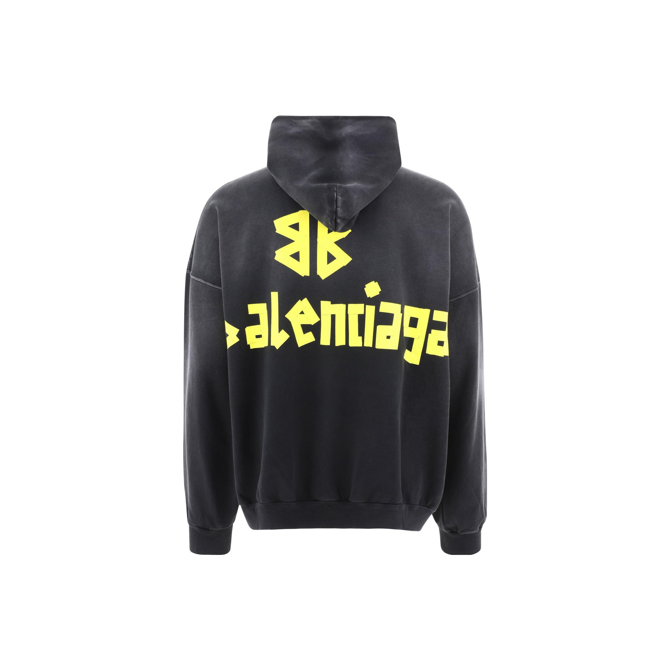 Balenciaga pocket hoodie hotsell