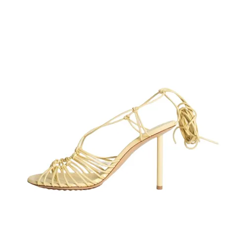 Bottega Veneta One-Strap Sandals 10cm Women's Ecru